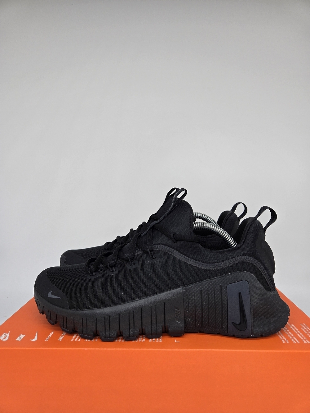 Nike Free Metcon 6 Black Anthracite Women's Workout Shoes Size 6 New